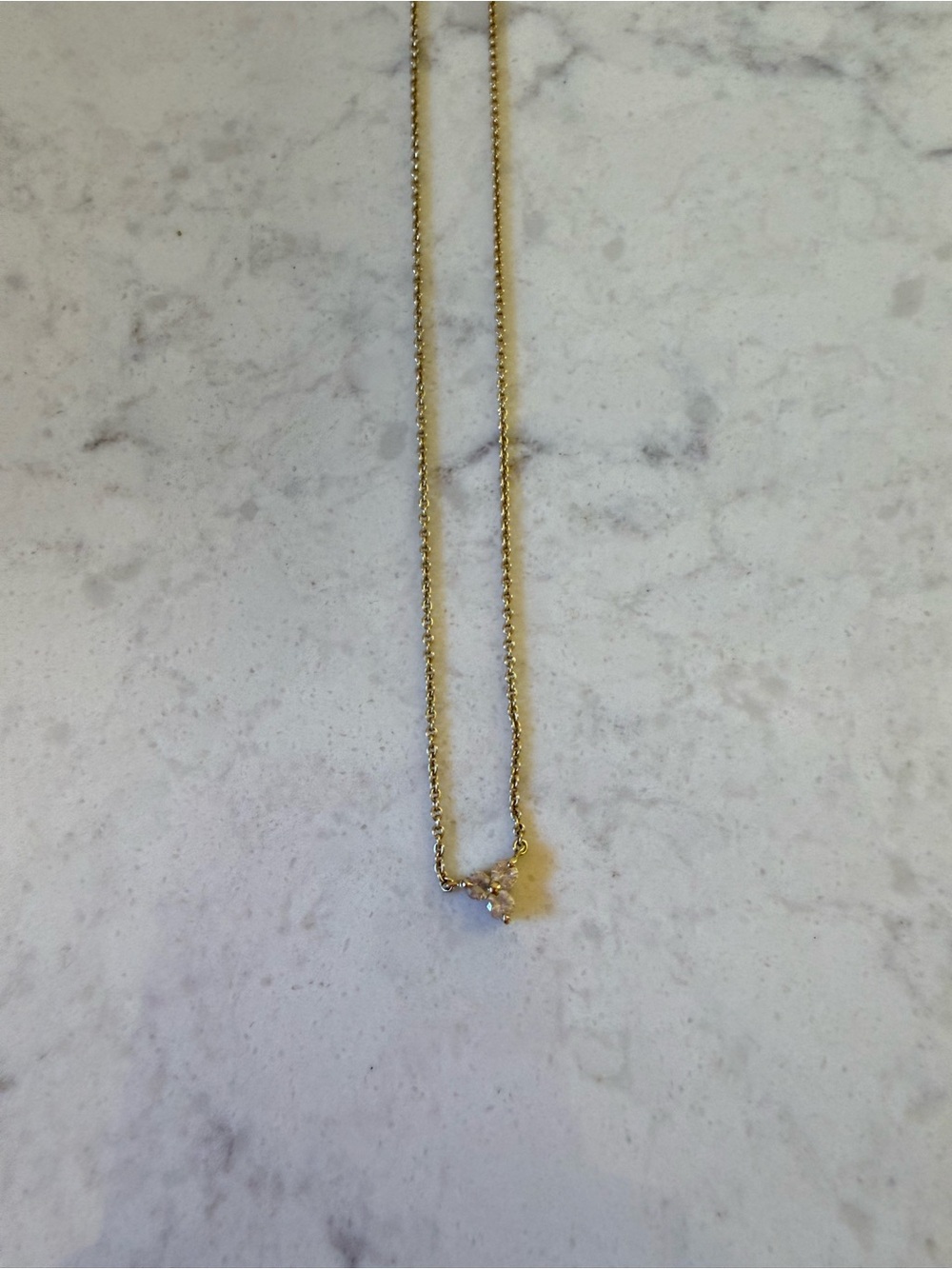 Mejuri Lotus Necklace. 18 inch.